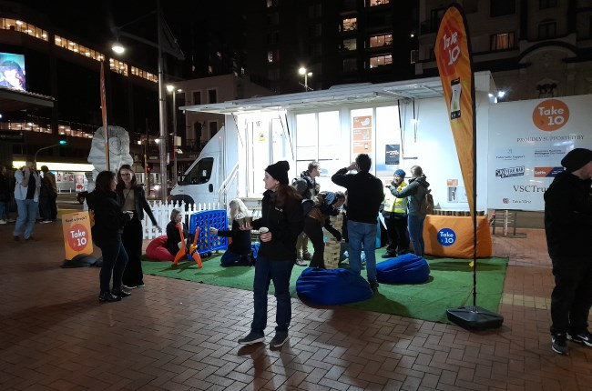 Take 5 at the new Take 10 pop-up in Courtenay Place 